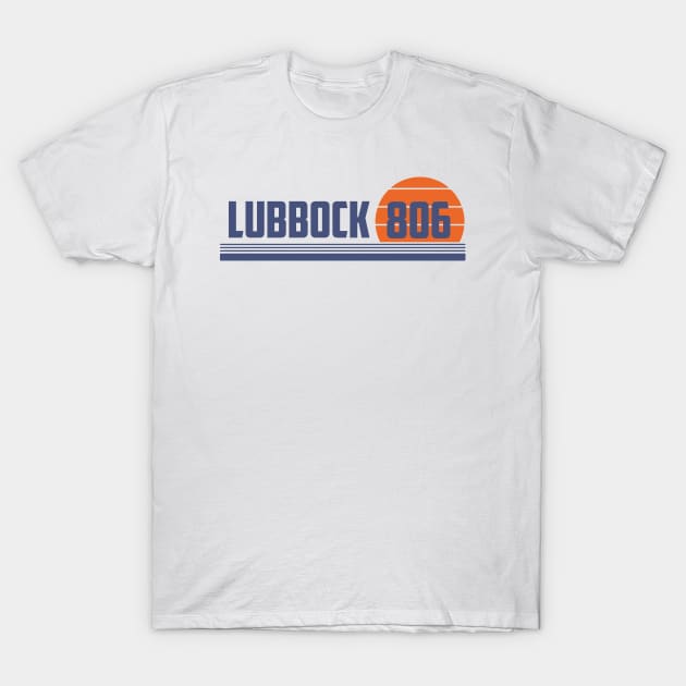 806 Lubbock Texas Area Code T-Shirt by Eureka Shirts